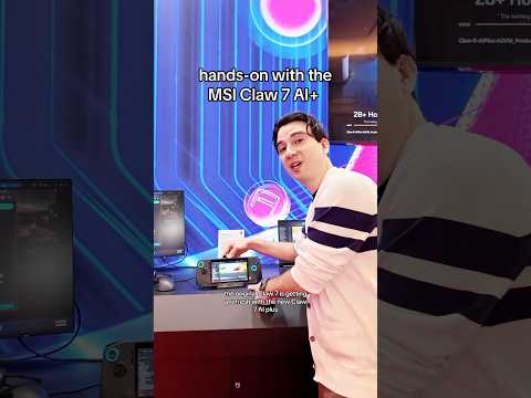 MSI Claw 7 AI+ Hands On &amp; Specs #msiclaw #gaminghandheld